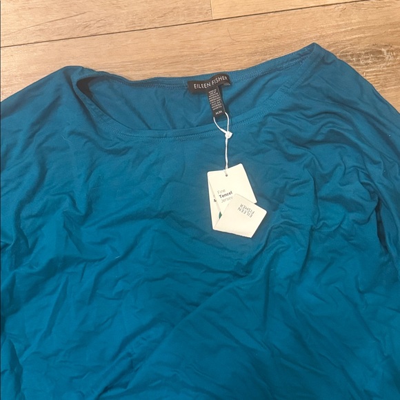 Eileen Fisher fine tencel jersey Top nwt - Picture 2 of 3